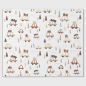 Zuhause für Weihnachten Geschenkpapier (Flach)