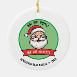 Zuhause für Weihnachten in Feiertagen Keramik Ornament