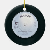 Zuhause für Weihnachts-Keramik-Ornament Keramik Ornament (Hinten)