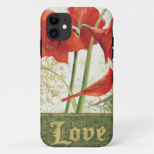 Zuhause für Weihnachtsamaryllis-Liebe iPhone 11 Hülle