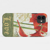 Zuhause für Weihnachtsamaryllis-Liebe Case-Mate iPhone Hülle (Rückseite (Horizontal))