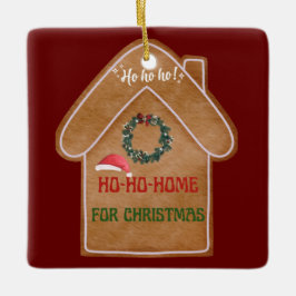 Zuhause für Weihnachtsfeiern Keramikornament