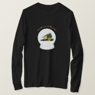 Zuhause für Weihnachtsschneekugel T-Shirt