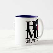 ZUHAUSE Galveston Texas 11oz Tasse (VorderseiteRechts)