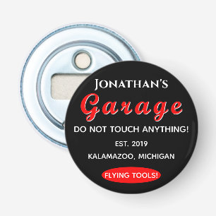 Zuhause Garage Car Mechanic Bierdeckel Flaschengit Flaschenöffner