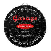 Zuhause Garage Car Mechanic Dartboard Dart Board Dartscheibe (vorne)