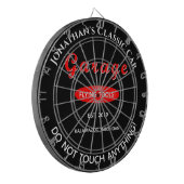 Zuhause Garage Car Mechanic Dartboard Dart Board Dartscheibe (Vorderseite Links)