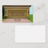 Zuhause Garage Door Services Visitenkarte (Vorne/Hinten)