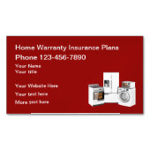 Zuhause-Garantieservice-Visitenkartenmagnete Magnetische Visitenkarte (Vorderseite)