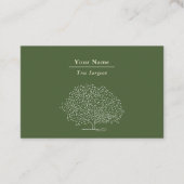 Zuhause Gärtner, Visitenkarte für Baumchirurgen (Vorderseite)