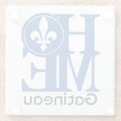 ZUHAUSE Gatineau Glasuntersetzer (Rückseite)