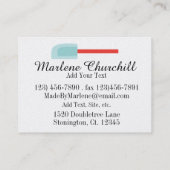 Zuhause gebacken / Bäckerei / Cookies - SRF Visitenkarte (Rückseite)