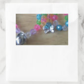 Zuhause-geblasene Brackets Rechteckiger Aufkleber (Tasche)