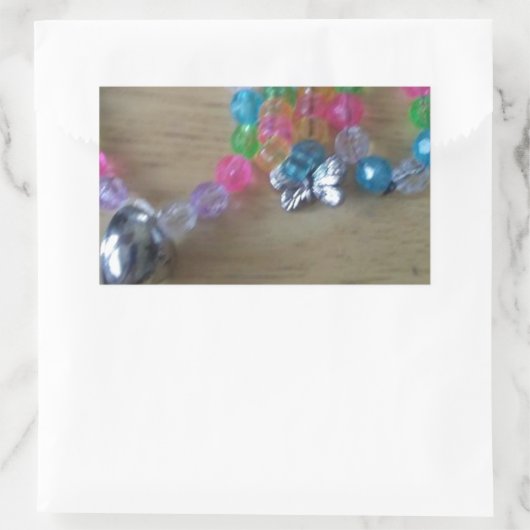 Zuhause-geblasene Brackets Rechteckiger Aufkleber (Tasche)