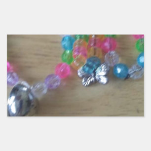 Zuhause-geblasene Brackets Rechteckiger Aufkleber