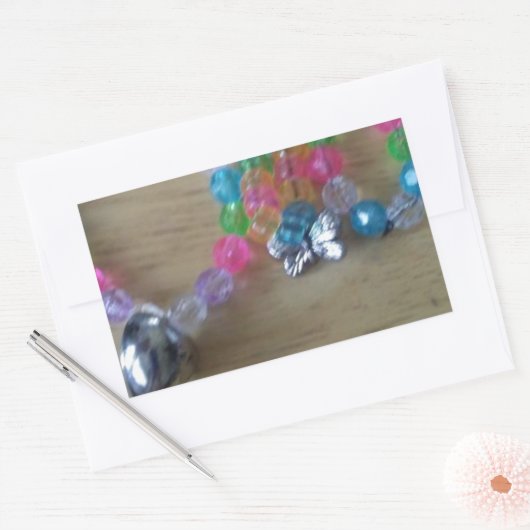 Zuhause-geblasene Brackets Rechteckiger Aufkleber (Umschlag)