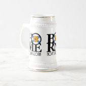 ZUHAUSE GEBORENE LIEBE Nova Scotia Bierglas (Vorderseite Links)