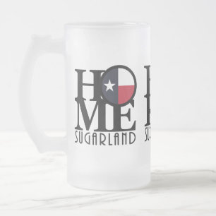 ZUHAUSE GEBORENE LIEBE Sugarland Mattglas Bierglas