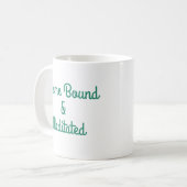 Zuhause gebunden und vermittelt kaffeetasse (Vorderseite Links)