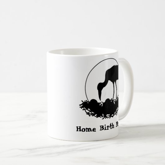 Zuhause-Geburt ordnet Tasse an (VorderseiteRechts)