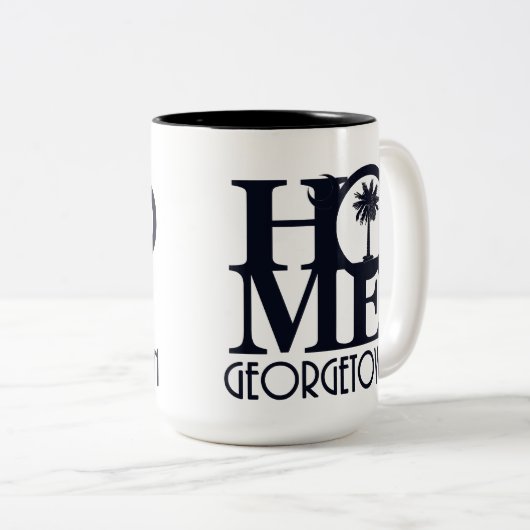 ZUHAUSE Georgetown SC 15oz Zweifarbige Tasse (VorderseiteRechts)