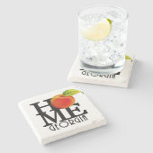 ZUHAUSE Georgia Steinuntersetzer (Seitenansicht)