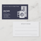 Zuhause-Geräteservice, -verkauf und -reparatur Visitenkarte (Vorne/Hinten)