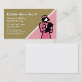 Zuhause-Gesundheit medizinisch Visitenkarte (Vorne/Hinten)