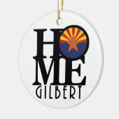 ZUHAUSE Gilbert Arizona Keramik Ornament (Links)
