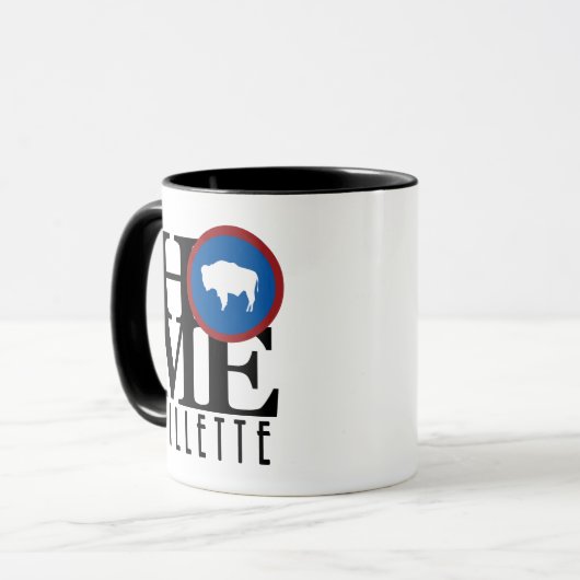 ZUHAUSE Gillette 11oz Tasse (Vorderseite Links)