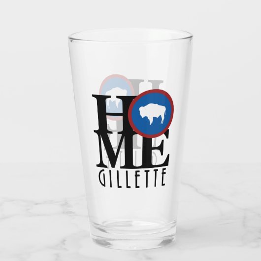 ZUHAUSE Gillette Wyoming Glas (Rückseite)