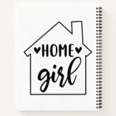 Zuhause Girl (Realtor) Notebook Notizblock (Rückseite)