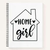 Zuhause Girl (Realtor) Notebook Notizblock (Vorderseite)