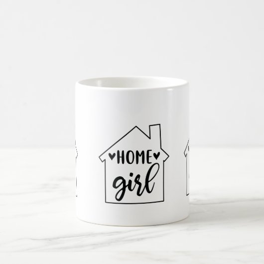 Zuhause Girl Tasse (Mittel)