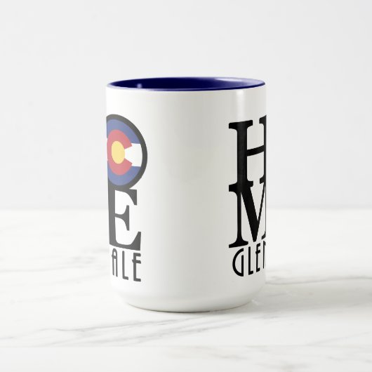 ZUHAUSE Glendale CO 15oz Tasse (Zentrum)