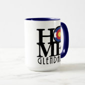 ZUHAUSE Glendale CO 15oz Tasse (VorderseiteRechts)