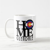 ZUHAUSE Glendale Colorado Kaffeetasse (Links)