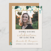 Zuhause Going Celebration of Life Funeral Service (Vorne/Hinten)