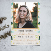 Zuhause Going Celebration of Life Funeral Service Poster