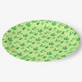 Zuhause Green Nature Blätter Pflanze Garten neu Pappteller (Schrägansicht)