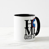 ZUHAUSE Green River 11oz Tasse (VorderseiteRechts)