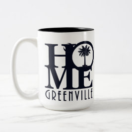 ZUHAUSE Greenville Sc 15oz Zweifarbige Tasse