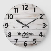 Zuhause Große Wanduhr (Vorderseite)