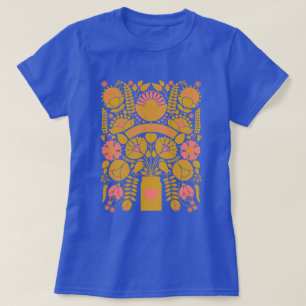 ZUHAUSE GROWN BLUME T-SHIRT LADY MEDIUM