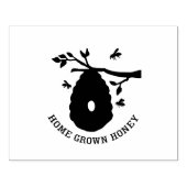 Zuhause Grown Honey Bee Hive Gummistempel (Prägung)