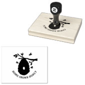 Zuhause Grown Honey Bee Hive Gummistempel (Stempel)