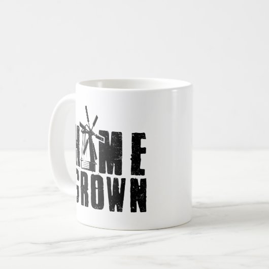 Zuhause Grown Kaffeetasse (Vorderseite Links)