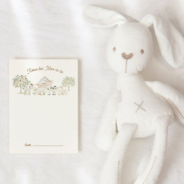 Zuhause Grown Süsse Baby Shower Addon Card Begleitkarte