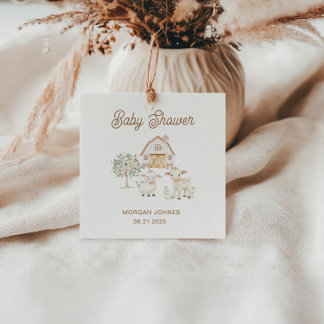 Zuhause Grown Süsse Babydusche Geschenkanhänger