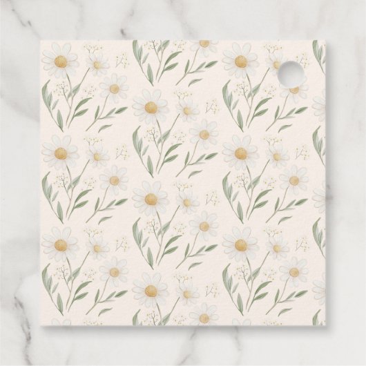 Zuhause Grown Süsse Babydusche Geschenkanhänger (Rückseite)